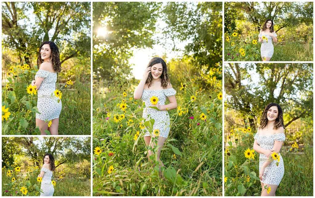 Sunflower Pictures In Albuquerque , Senior Pictures in Albuquerque 