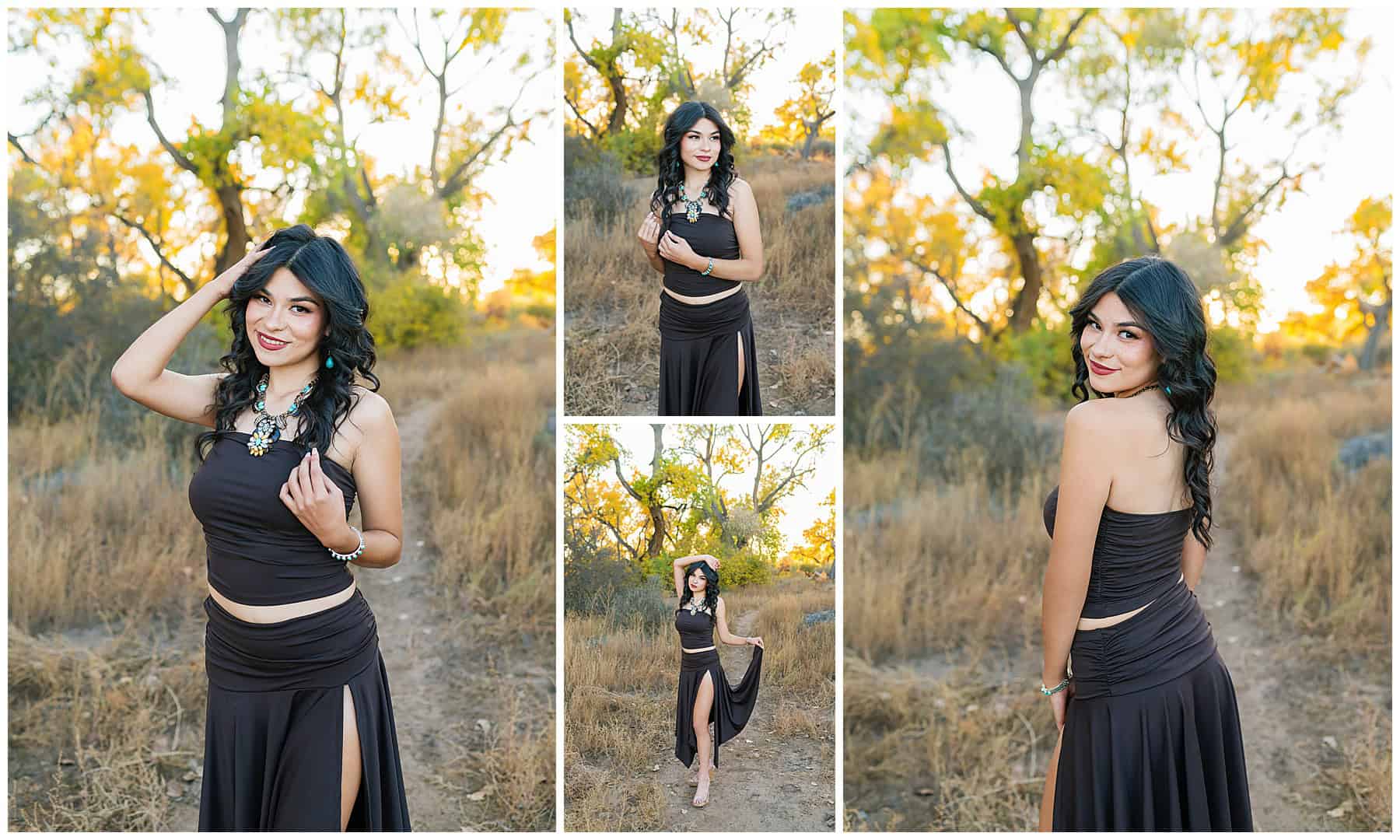 Pretty Vibrant Senior Photos in Rio Rancho New Mexico 