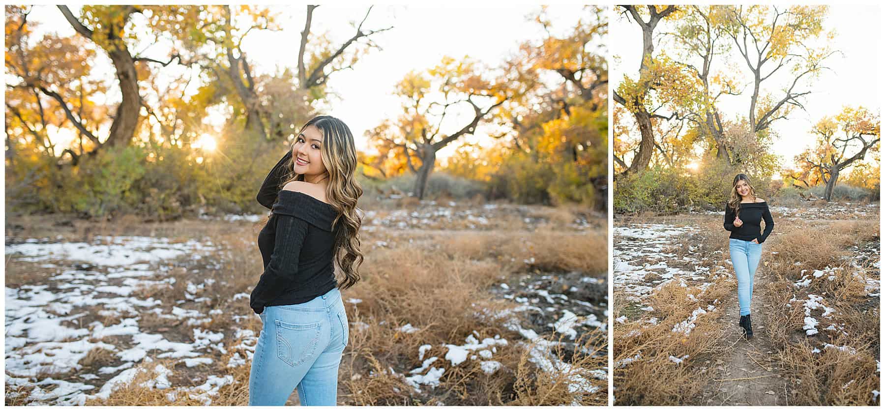 Gorgeous Fall senior Portraits in Albuquerque, New Mexico. 