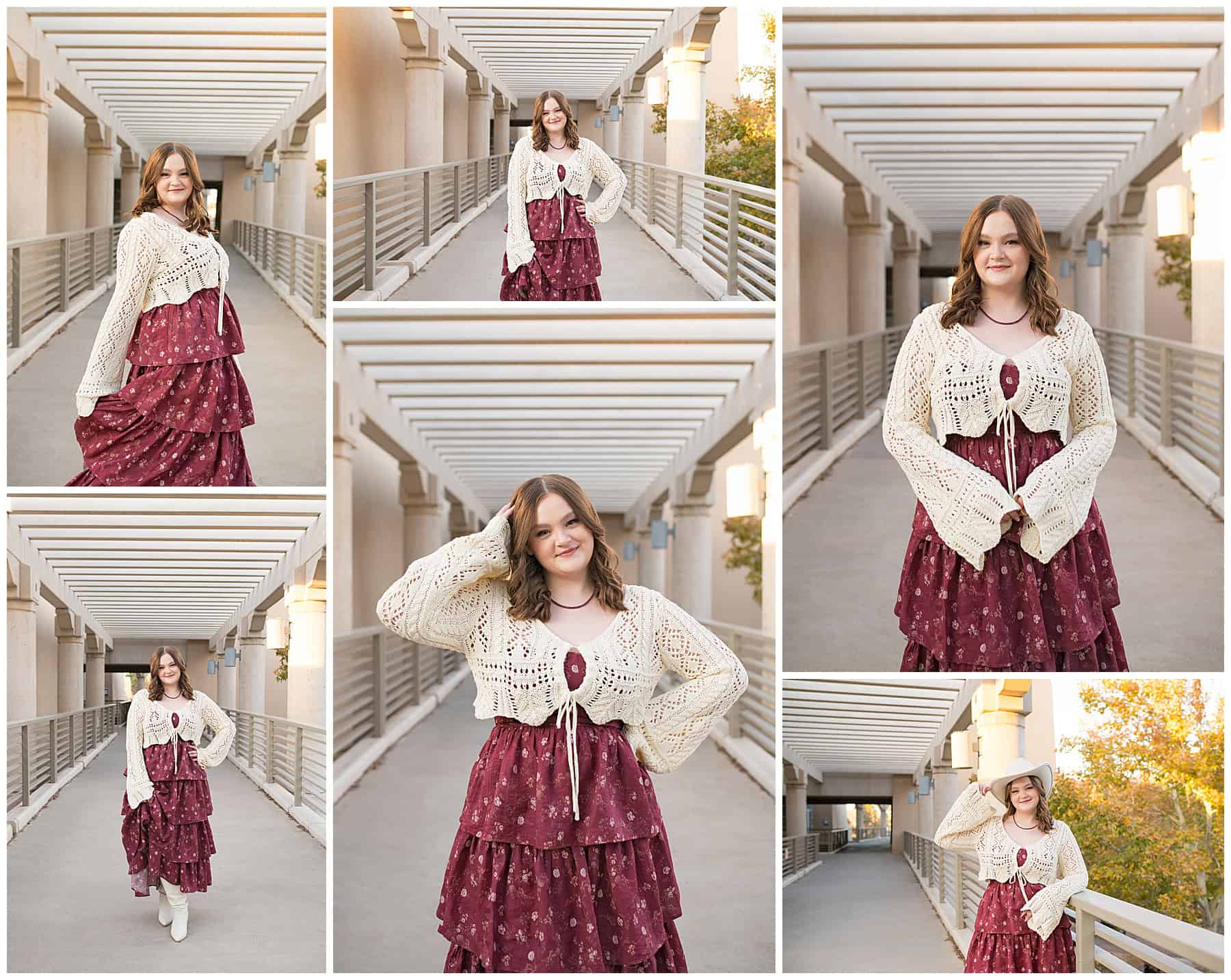 Albuquerque High School Senior during her fall Senior Portrait session 