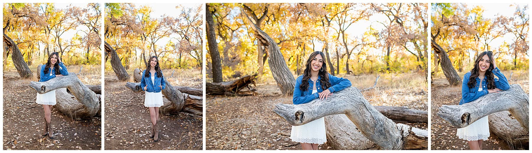 Santa Fe High School Senior Portraits in the Bosque along the Rio Grand 