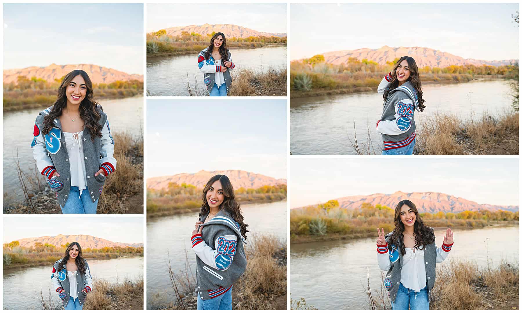 Senior Photography session with the Sandia Mountains in Albuquerque, New Mexico