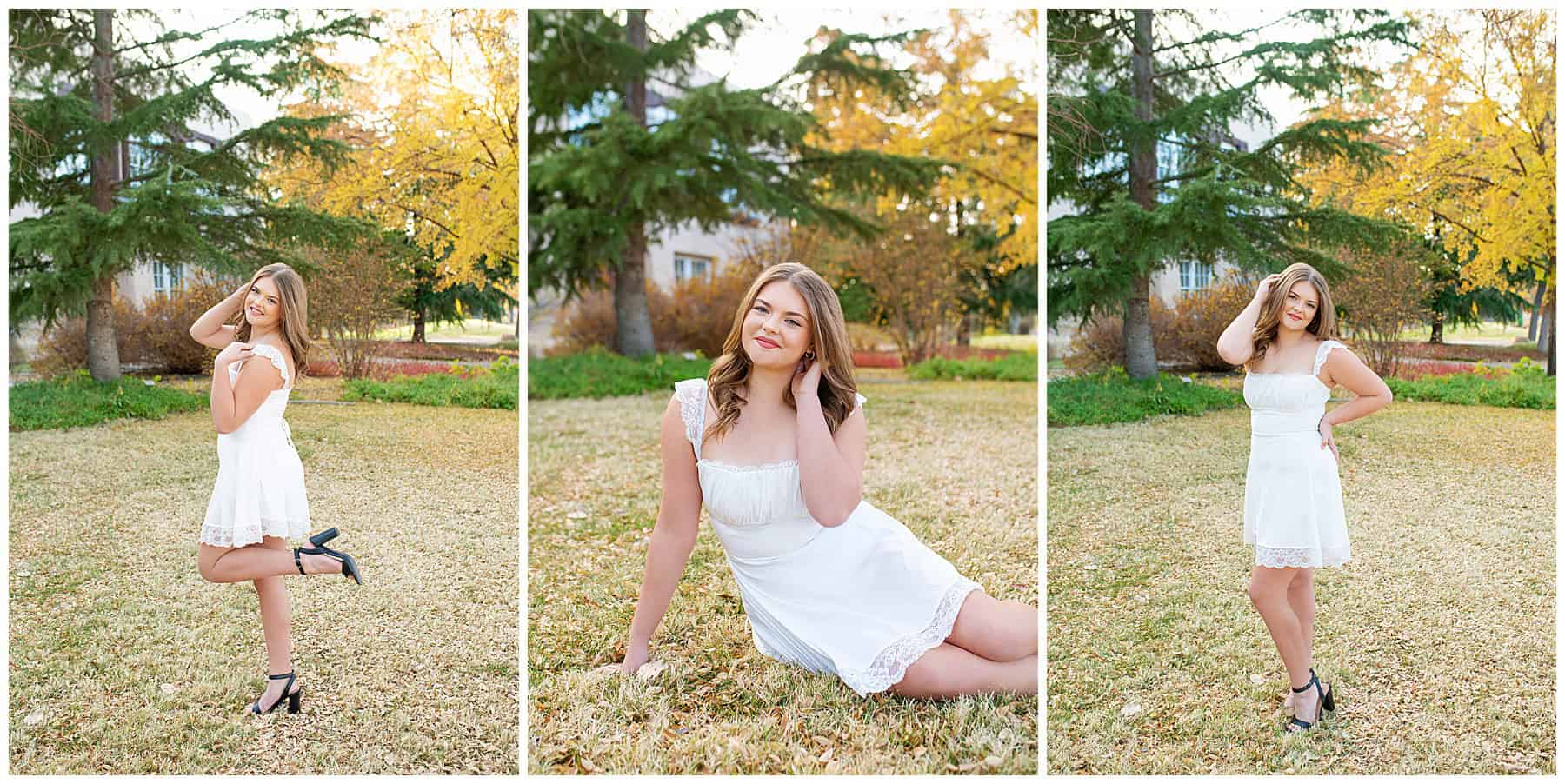 Senior Portrait session in Albuquerque, New Mexico at UNM. 