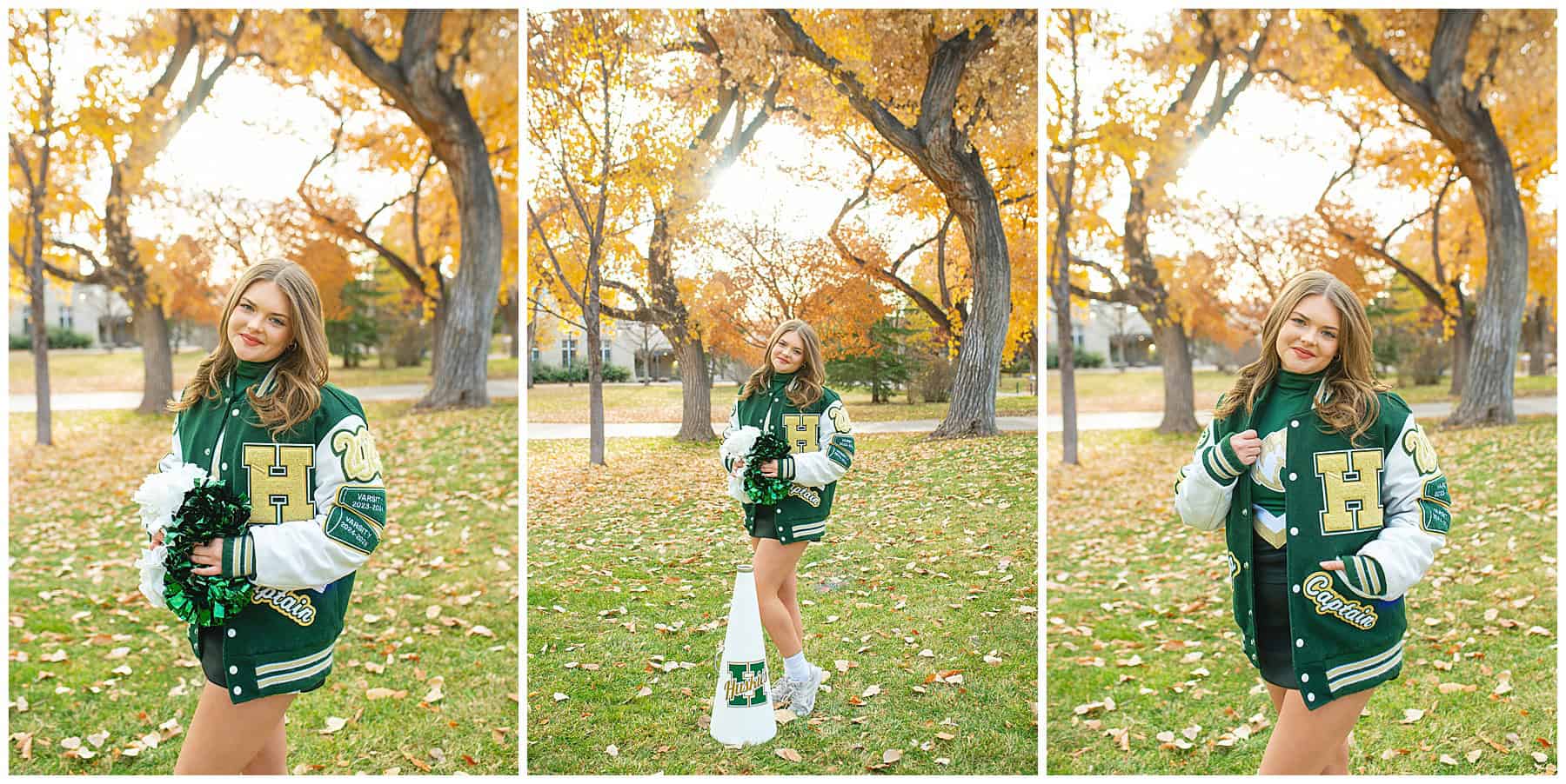 High School Senior from Hope in her Letterman jacket at her Rio Rancho High School Senior Portrait session 