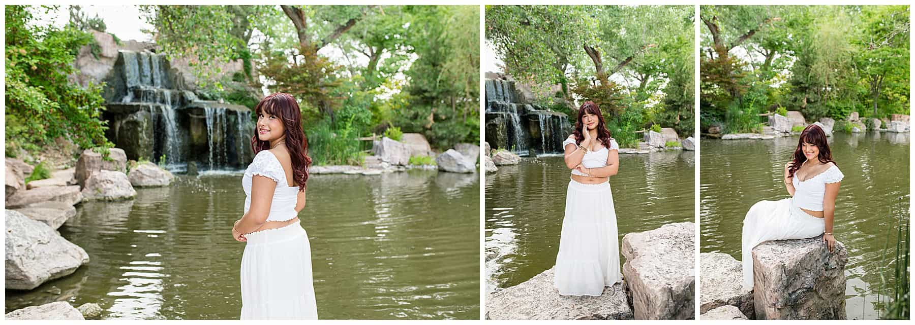 Albuquerque high school senior portraits at BioPark