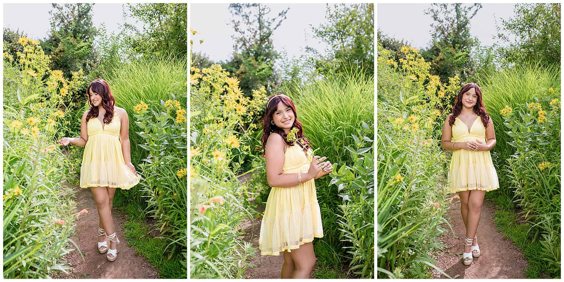 natural light portrait of high school senior