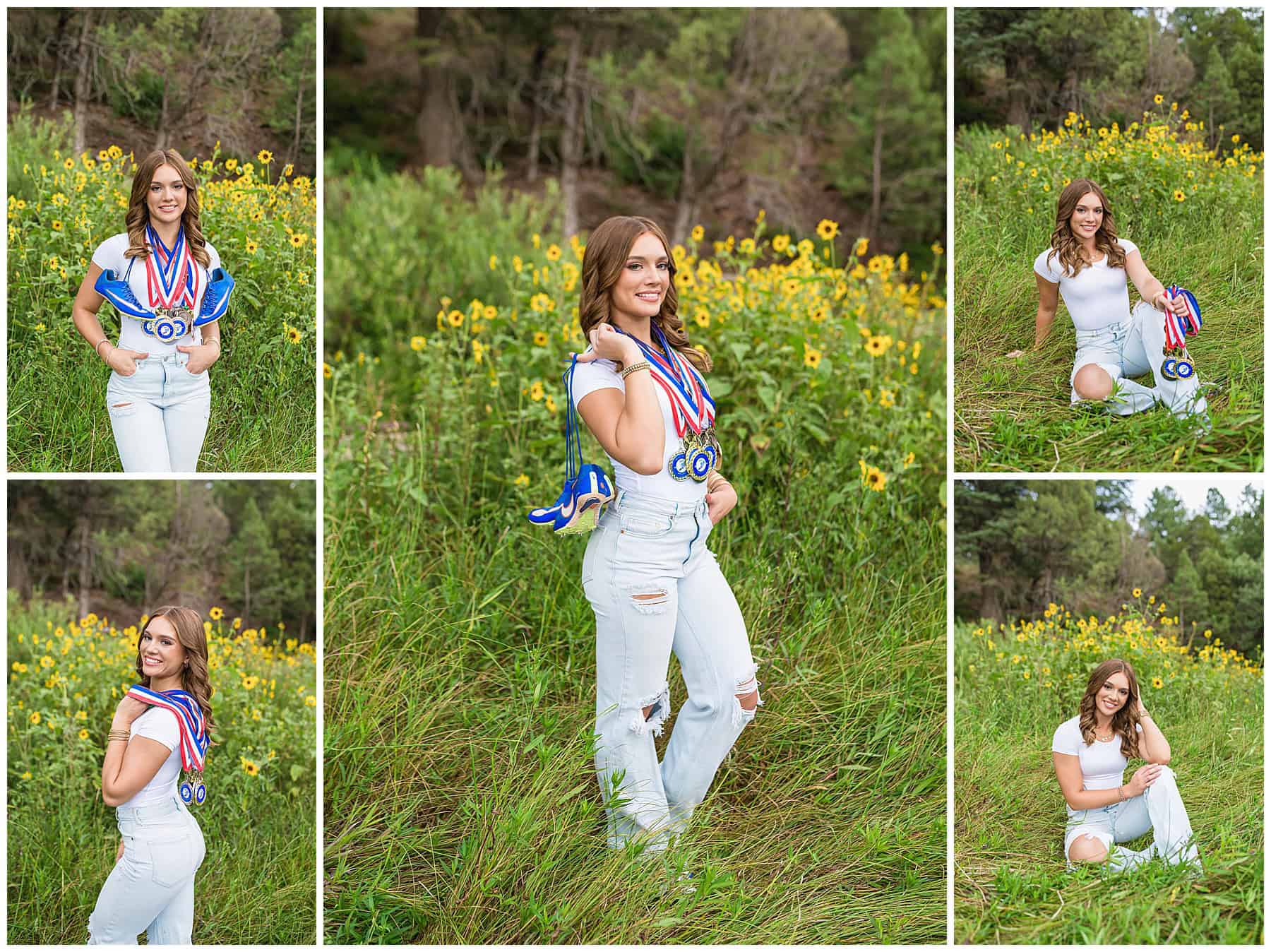 Los Lunas High School senior pictures Sandia Mountains