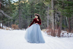 Winter Senior Portraits in New Mexico